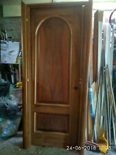 Porta interna in noce nazionale Bertolotto, telai, coprif., manigl., serrature