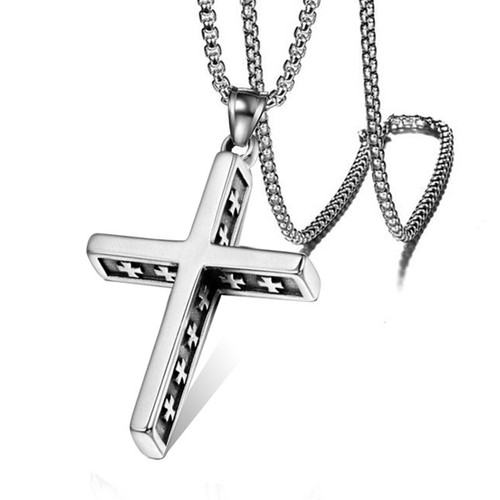 Collana con ciondolo croce - ciondolo,