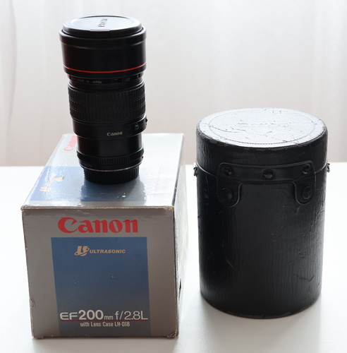 Objectif canon 200 f2 - canon, f2,8