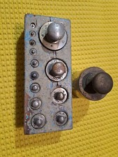 Vecchi pesi per bilancia tutti con punzoni Savoia "leggere"