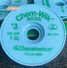 Chemtronics 7-5L ChemWik Treccia dissaldante 1,5Mt. Largh. 1,9mm