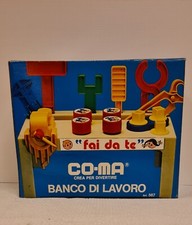 Co-Ma Banco Di Lavoro Giocattolo Vintage
