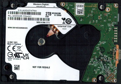 Wd20sdrm 59a4ds1 wxr2a - s/n:,