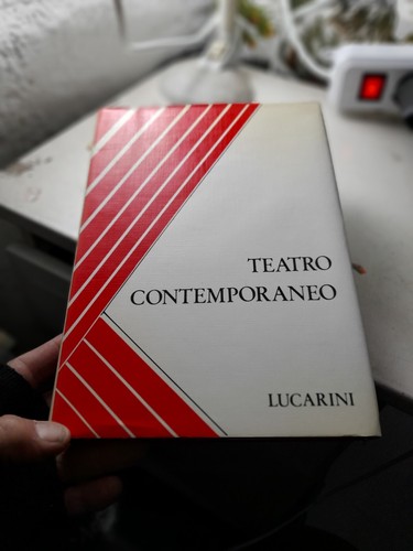 Teatro contemporaneo volume - contemporaneo,