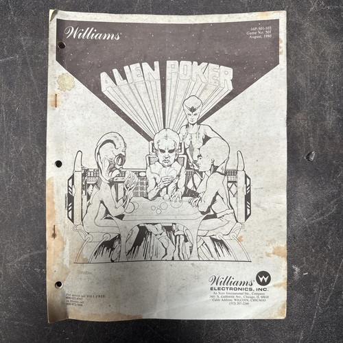 Manuale flipper williams - williams, alien