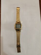 Orologio casio vintage uomo dorato DB360