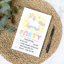 Personalised Unicorn Party