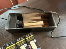 Portalampade acquario + 4 lampade acquario