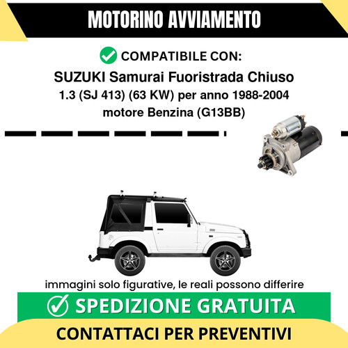 Motorino avviamento suzuki - motorino,