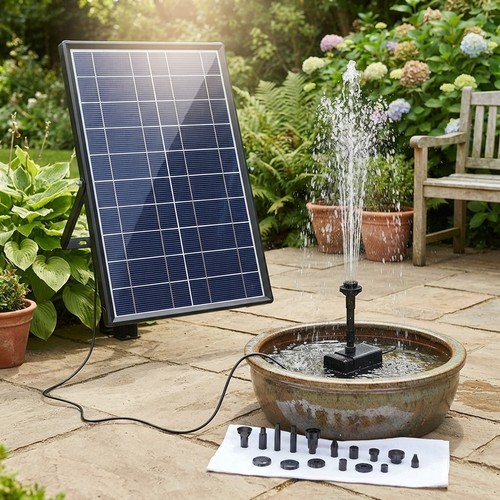 Fontana solare - fontana, 8w