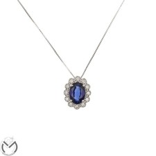 Collana oro bianco 18 kt 750