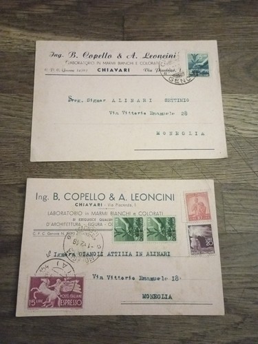 1948 cartoline pubblicitarie - 2,