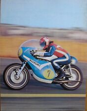 GUIDO MANDRACCI SUZUKI GUZZI MOTOCICLISMO COPERTINA ENCICLOPEDIA MILLERUOTE 1973
