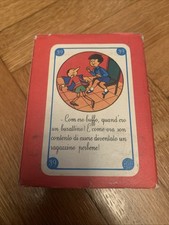 PINOCCHIO CHE RIDE O PEPATENCIA Carte da gioco in Scatola Erresei Mondial Toys