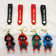 Portachiavi Ufficiale Marvel Maschera Spider-Man PVC Logo Ragnatela