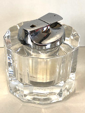 ACCENDINO DA TAVOLO VINTAGE CRISTALLO Arnolfo di Cambio Ronson DESIGN ANNI '70