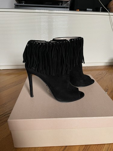 Prada camoscio nero - prada,