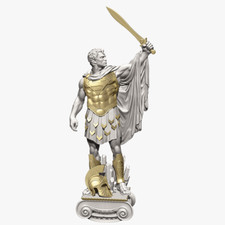 Statua superman principe - statua, superman: