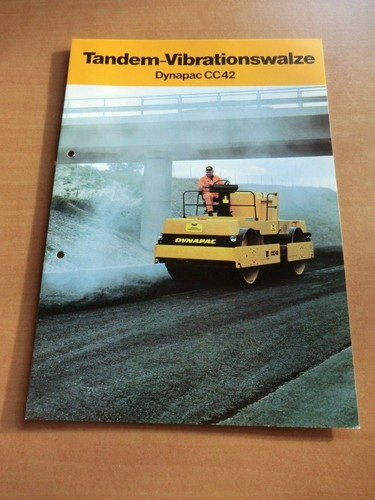 Brochure rullo vibrante tandem - brochure,