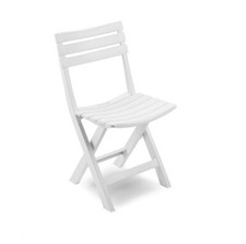 Sedia pieghevole in plastica