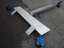 CARRELLO per HANGARAGGIO DELTAPLANO A MOTORE in ferro verniciato autocostruito