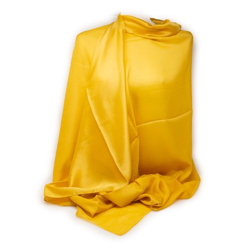 Stola giallo senape donna