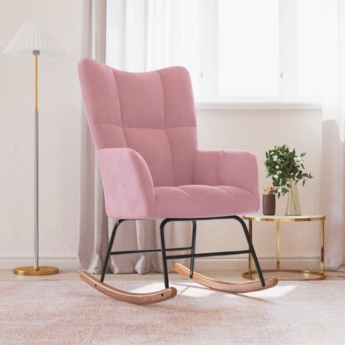 Sedia dondolo rosa - sedia,