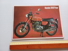 Honda CB 350 Four 1973 depliant italiano originale