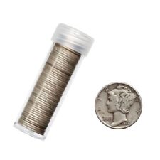 Rotolo Completo Mercury Dime - 50 Monete - 90% Argento - SCEGLI QUANTI ROTOLI!
