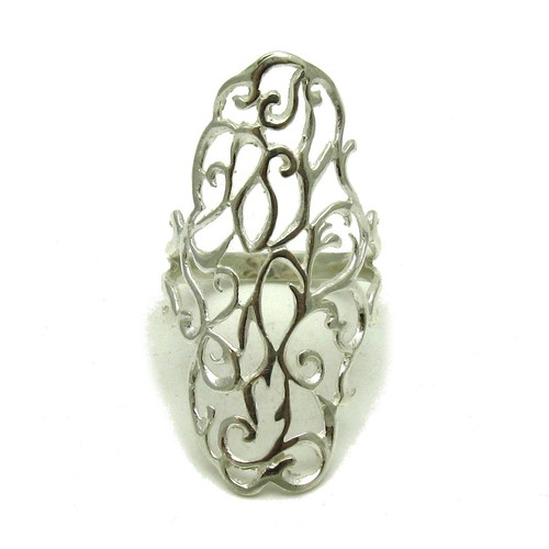 Elegante anello lungo - , in