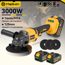 Smerigliatrice Angolare a Batteria Brushless 125 mm Dischi Per Makita Batteria