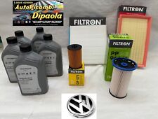 KIT TAGLIANDO ORIGINALE VW GOLF 7 VII TIGUAN T-ROC 1.6 2.0 TDI 5L LONGLIFE 0W30