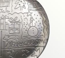 Set x4 Piatti Torta Natalizi