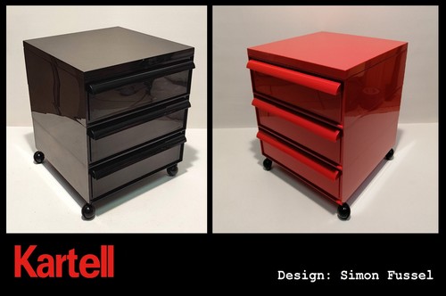 Kartell cassettiera 4601 3 - kartell, 4601/3