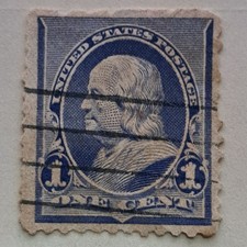 Raro francobollo usa 1 - francobollo, da