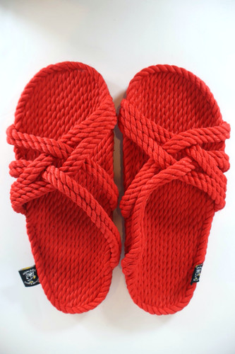 Sandali corda rossa - sandali,