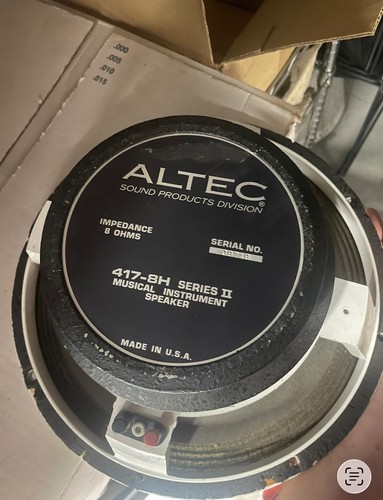Driver vintage altec lansing - vintage,