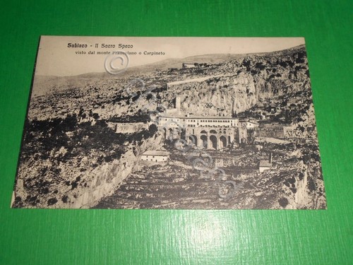 Cartolina subiaco il - subiaco, sacro