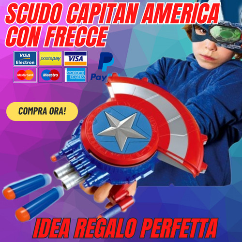 Scudo capitan america bambino - capitan,