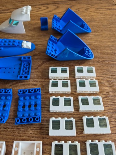 Lego set aereo 3181 bianco - aereo, n.