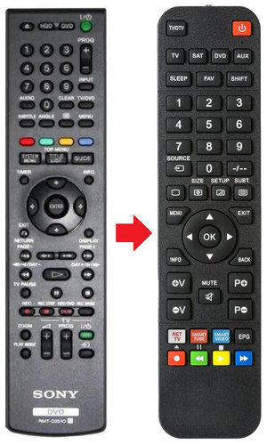 Telecomando adatto per sony - telecomando,