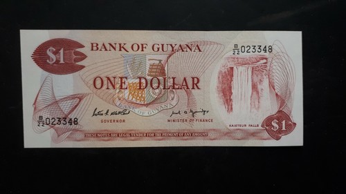 Banconota guyana dollaro - guyana, 1