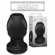 Doc Johnson The Rocket Platinum Premium Silicone Anal Plug Anale con Design Nero