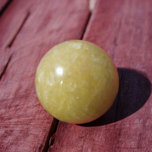 Sfera calcite gialla 5 - di,