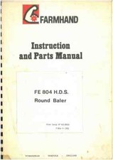 Farmhand Round Baler FE 804