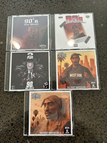 2pac 90s 5cd mixtape - 5cd, set