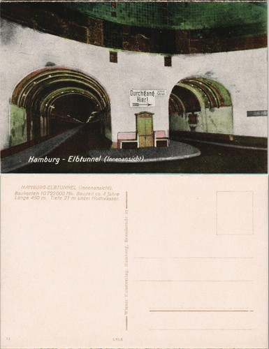 Cartolina san paolo amburgo - cartolina,