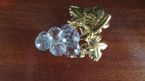 Broche grappe raisin - broche,