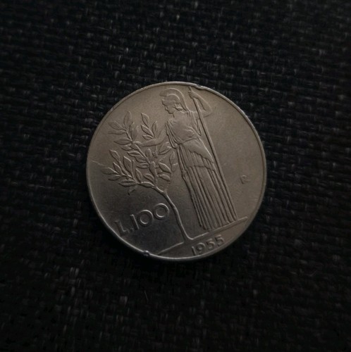 100 lire minerva 1955 - 100,
