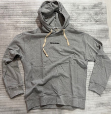 JIL SANDER  Mens Gray Hoodie
